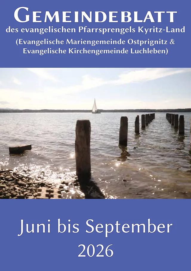 Gemeindeblatt Juni bis Septemberg 2026